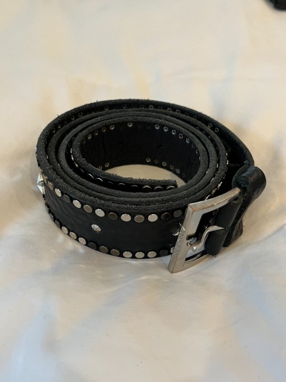 Zadig & Voltaire Embellished Black Belt Size M